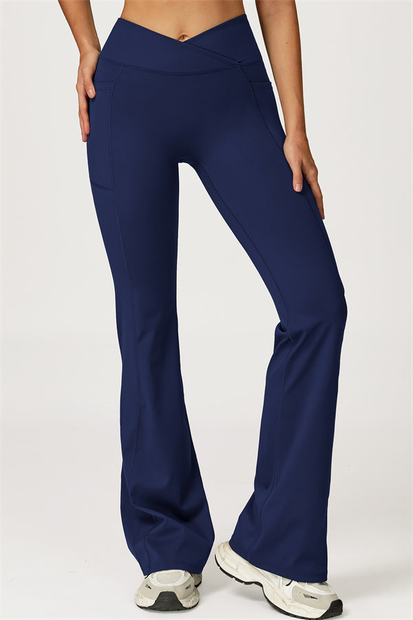 The Glacier Crop Tank Flared Leggings 2-Piece Set