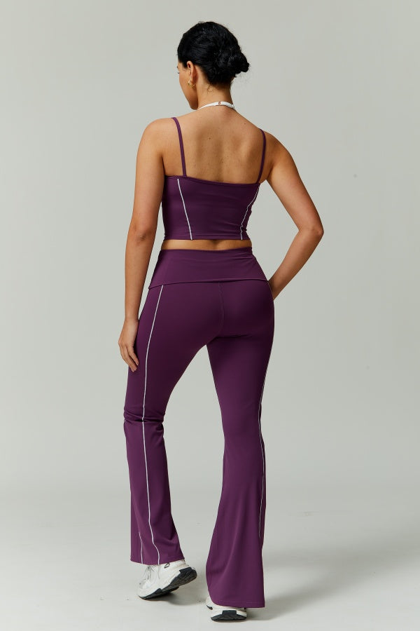 The Radiant Crop Top Flares 2-Piece Set