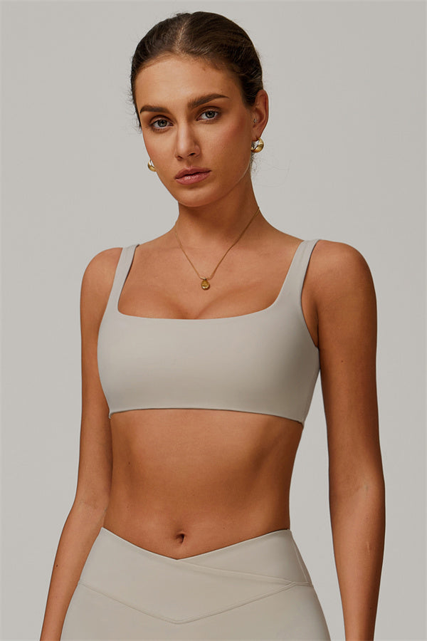 The Halo Sports Bra Camel