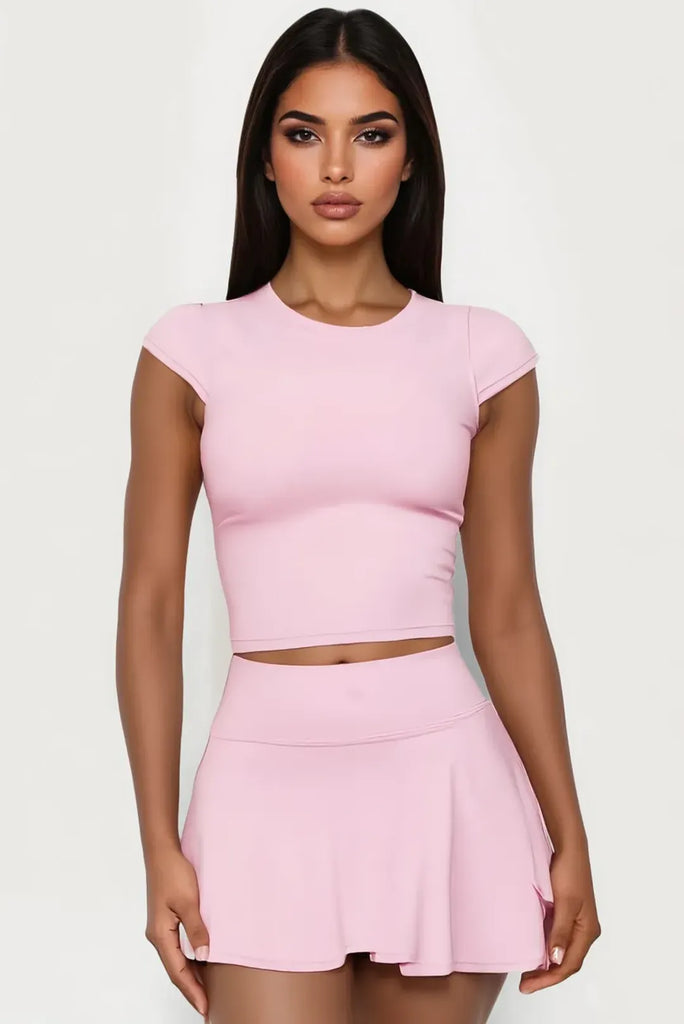 Talia T Sleeve Top & Skort Set