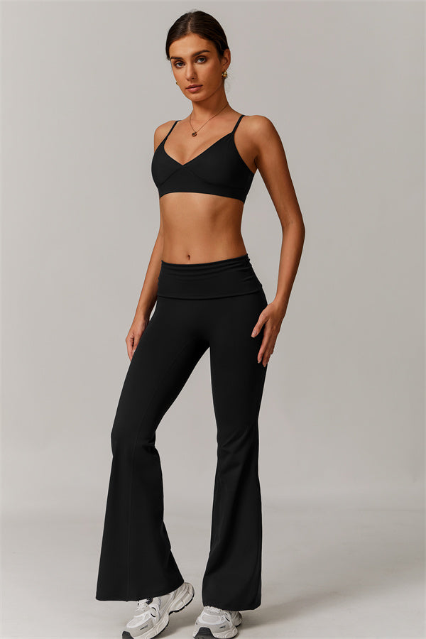 The Vigor Sports Bra Flared Leggings 2-Piece Set