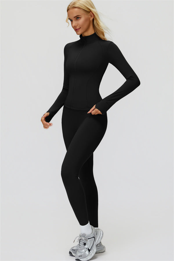 The FemmeFit Zip Jacket Leggings 2-Piece Set