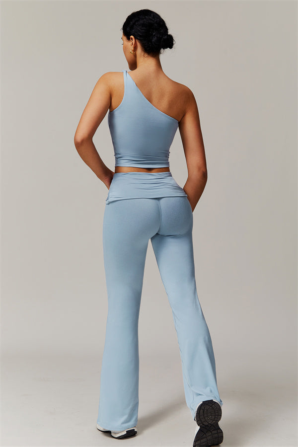 The Luxe One-Shoulder Crop Top