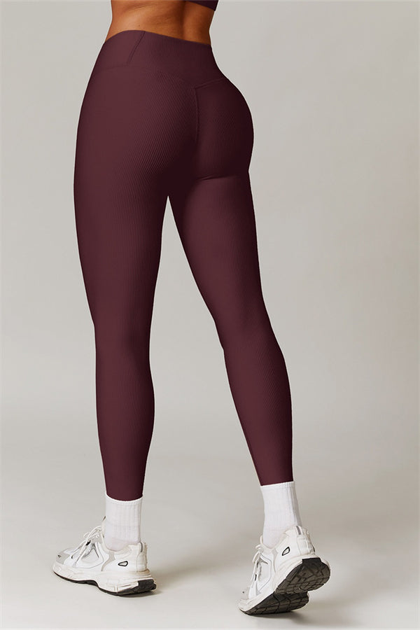 The Power Move Leggings Wine