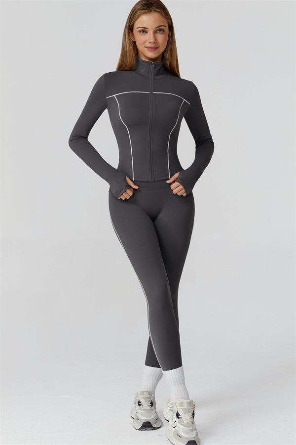 The Venus Zip Longsleeve Top