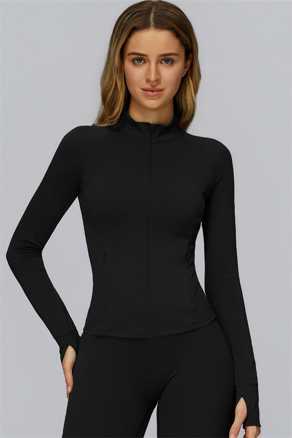 The FlexCore Pure Zip Jacket Flared Leggings 2-Piece Set