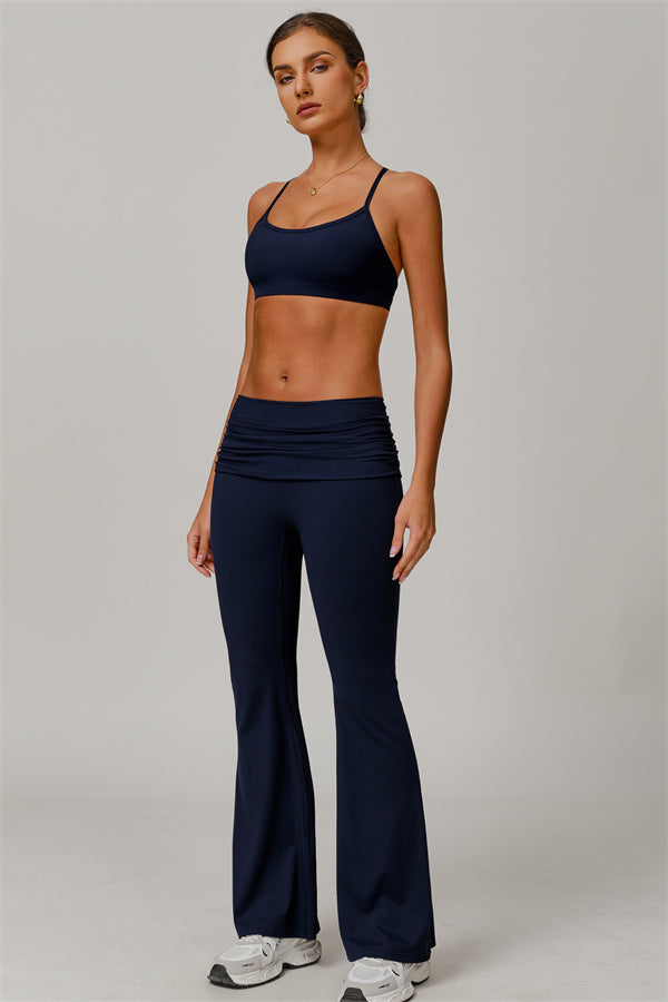 The Juno Star Sports Bra Flared Leggings 2-Piece Set