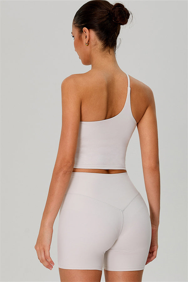 The Jewel One-Shoulder Crop Top