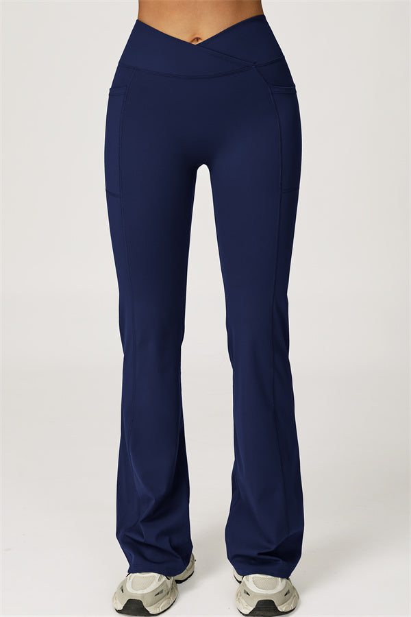 The Glacier Crop Tank Flared Leggings 2-Piece Set