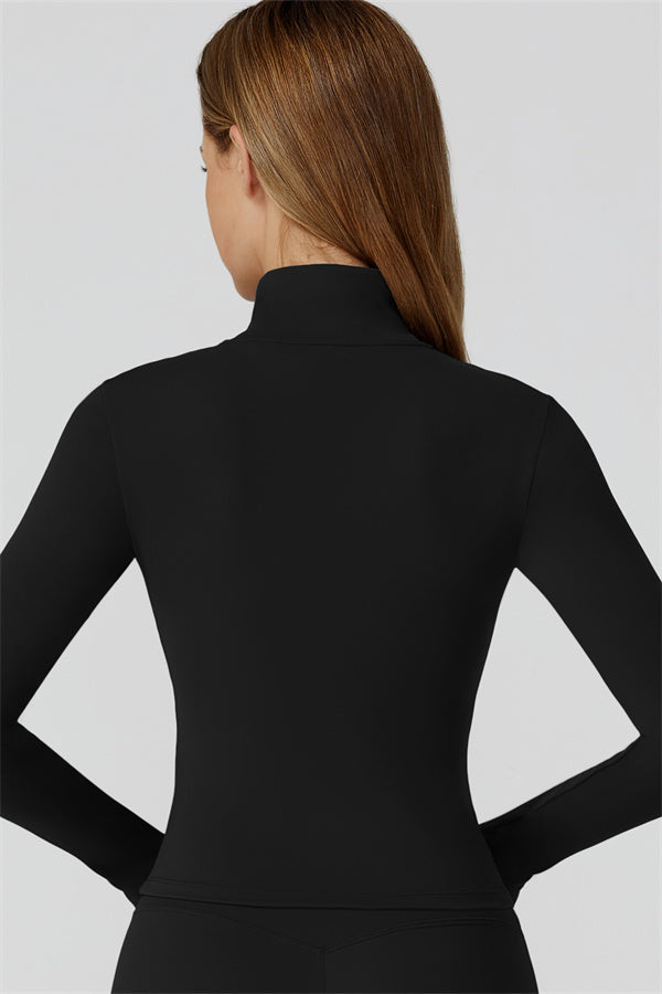 The Venus Zip Longsleeve Top