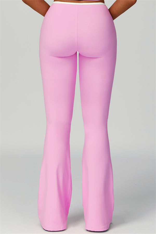 The Skyline Tie Top Flared Leggings Headband 3-Piece Set
