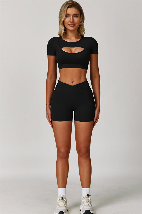 The Lavish Cut-out Crop Top