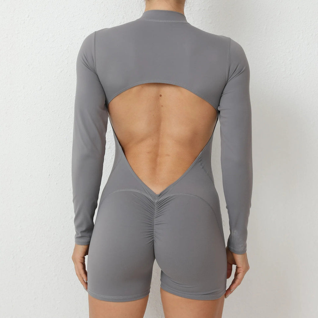 Essential Open Back Scrunch Romper