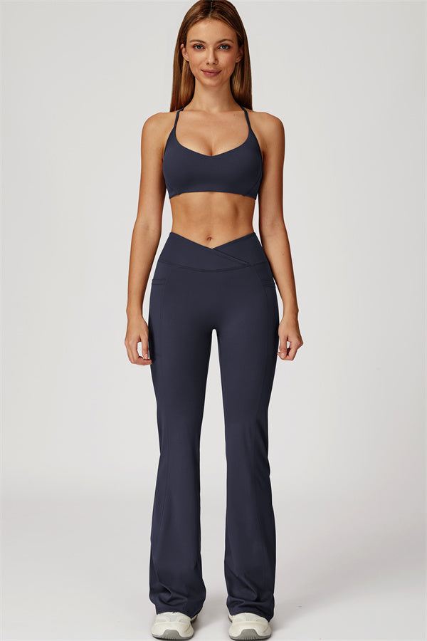 The Propel Sports Bra Flared Leggings 2-Piece Set