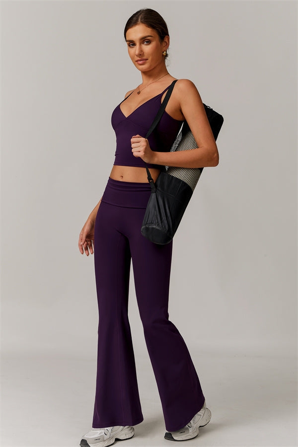The Vigor Tank Top Flared Leggings 2-Piece Set