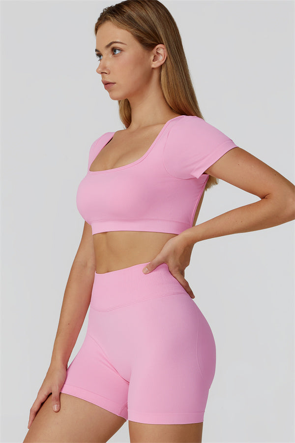 The Reign Crop Top Shorts 2-Piece Set