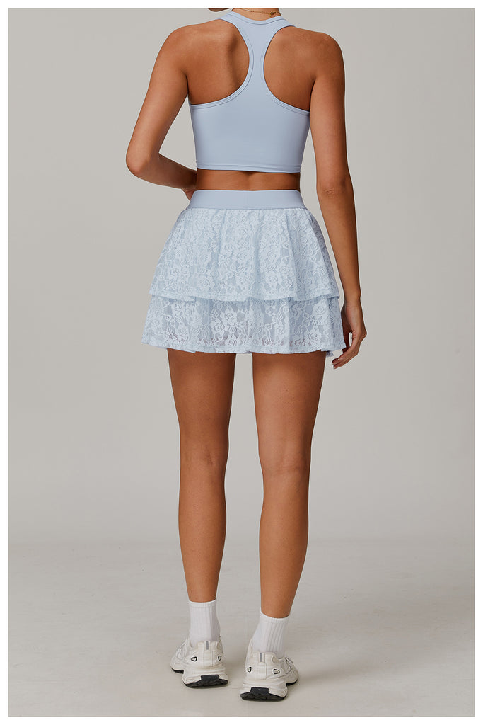 Lace Finest Side Pockets Skort