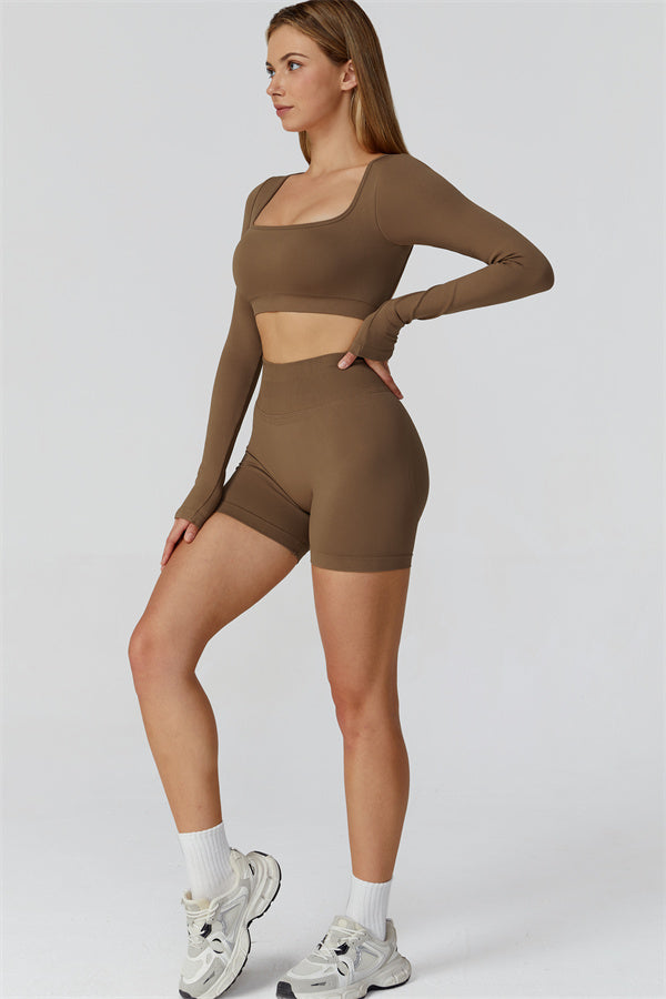 The Reign Long Sleeve Crop Top