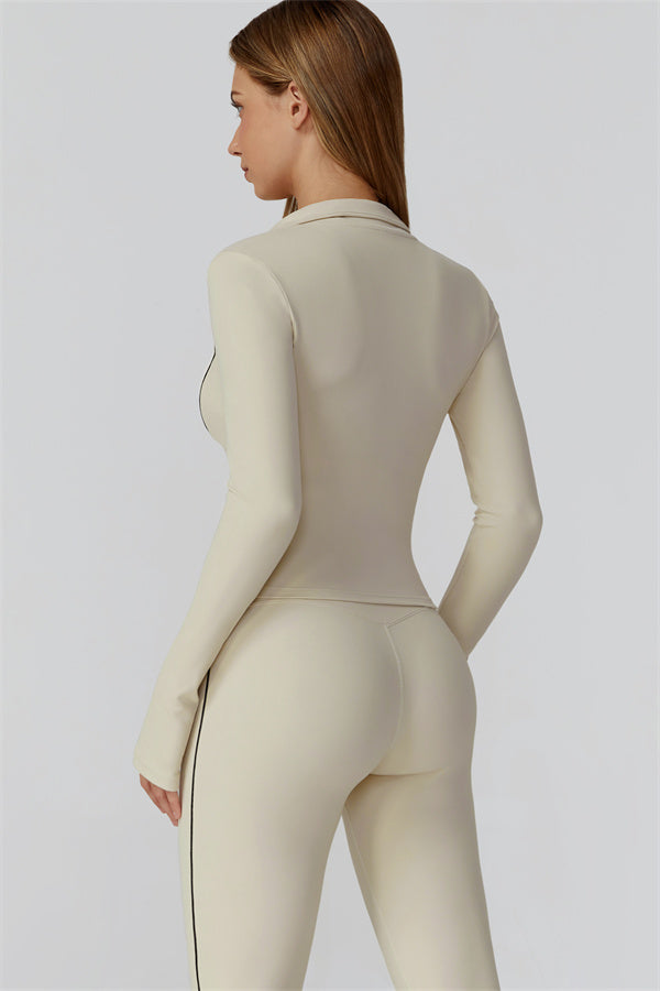 The Venus Zip Longsleeve Top