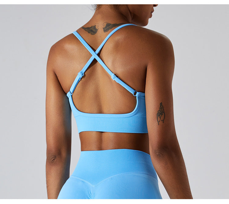 Remy Bra Seamless Top Blue
