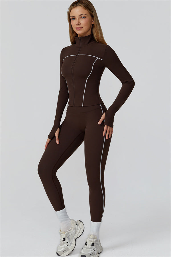 The Venus Zip Longsleeve Top