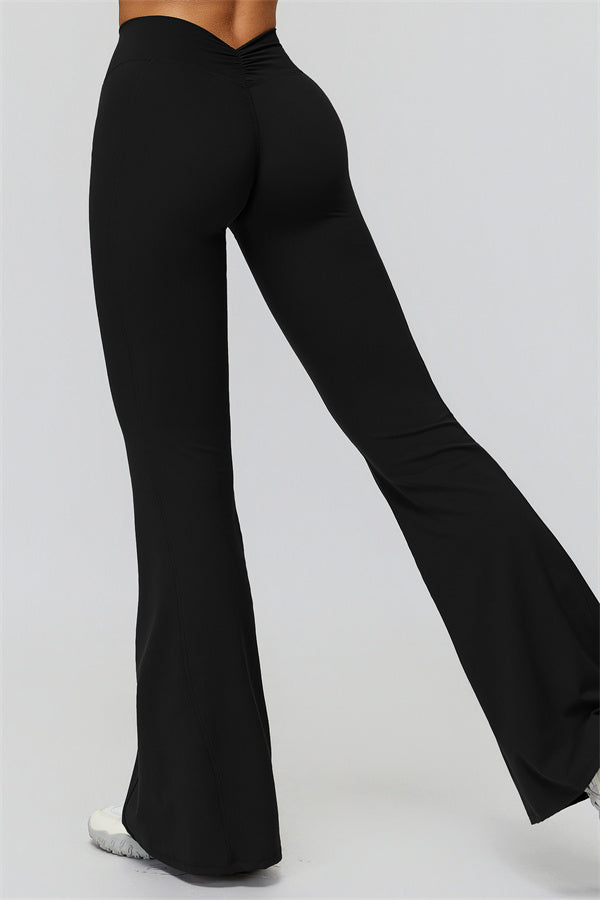 The Fyra Flared Leggings Black
