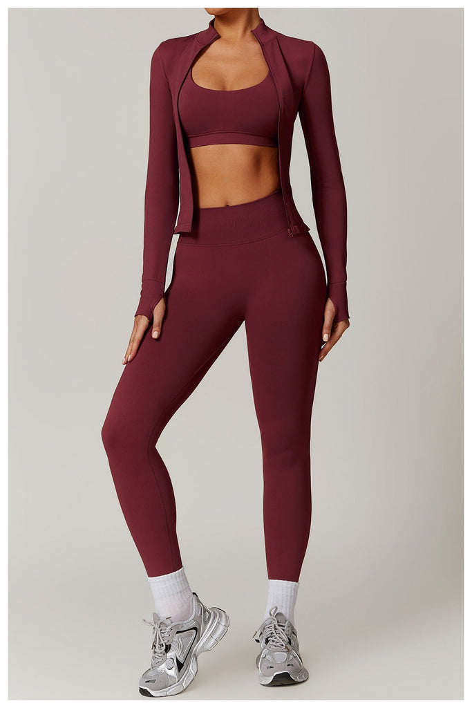 Piper Longsleeve Zip Top & Leggings Set