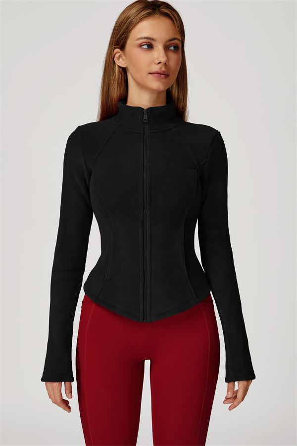 The Glacier Contour Fleece Jacket Black