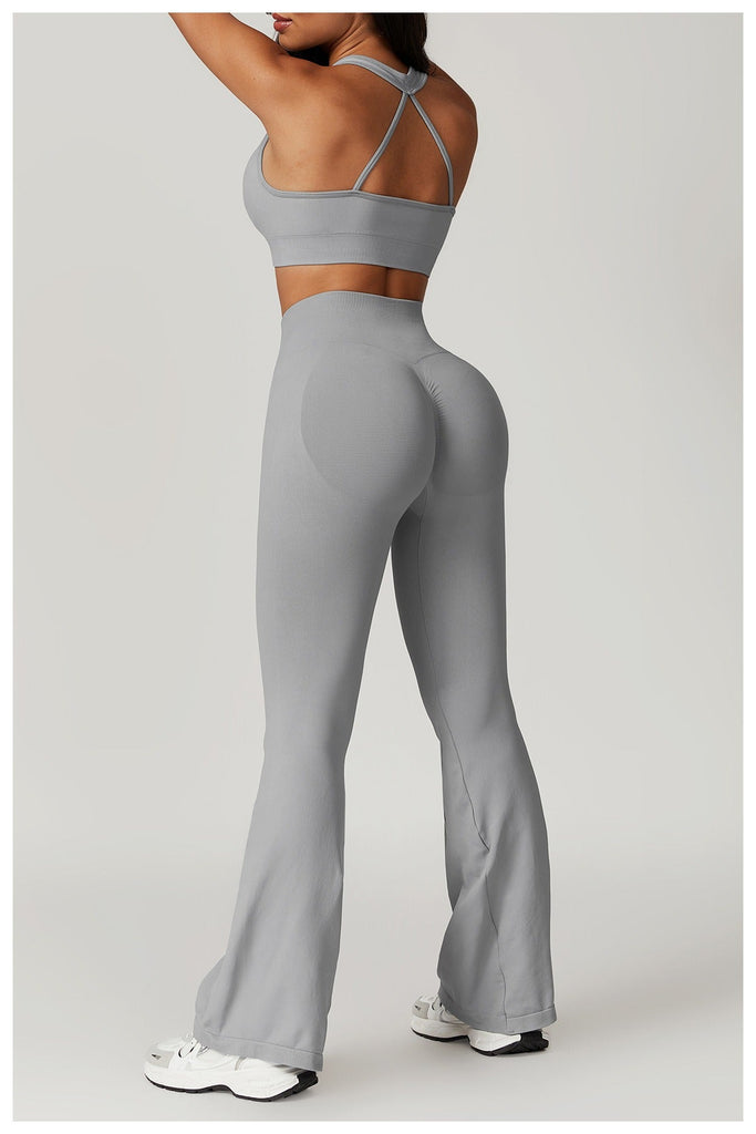 Avery Halter Top & Flared Set