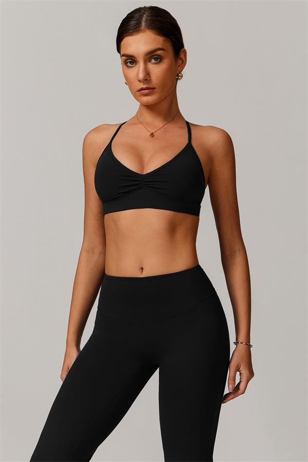 The Delicate Sports Bra Flared Leggings 2-Piece Set