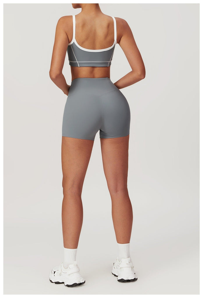 Celeste Panel Crop Top & Shorts Set