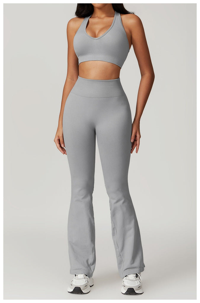 Avery Halter Top & Flared Set
