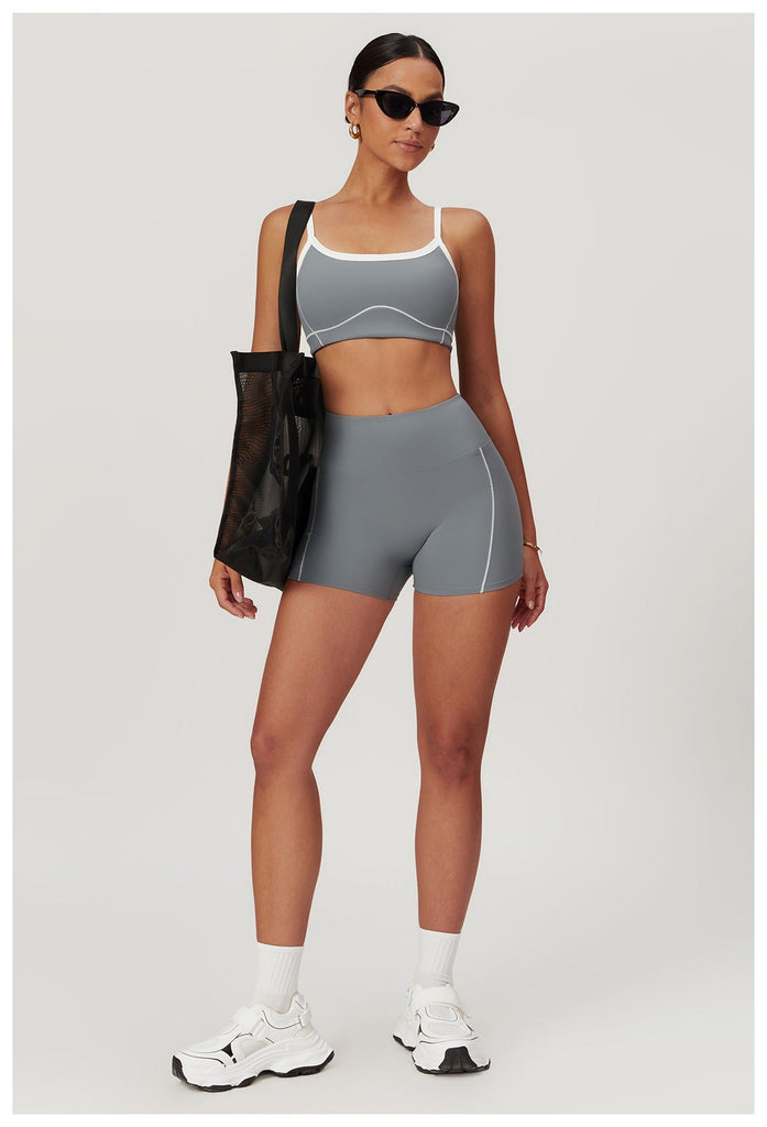 Celeste Panel Crop Top & Shorts Set