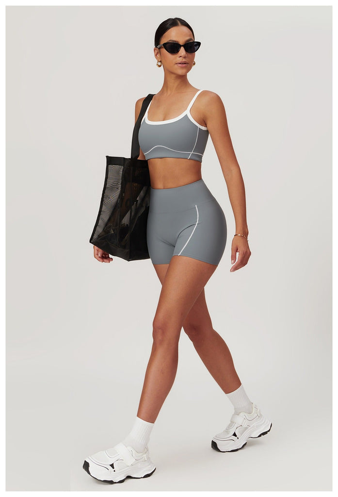 Celeste Panel Crop Top & Shorts Set
