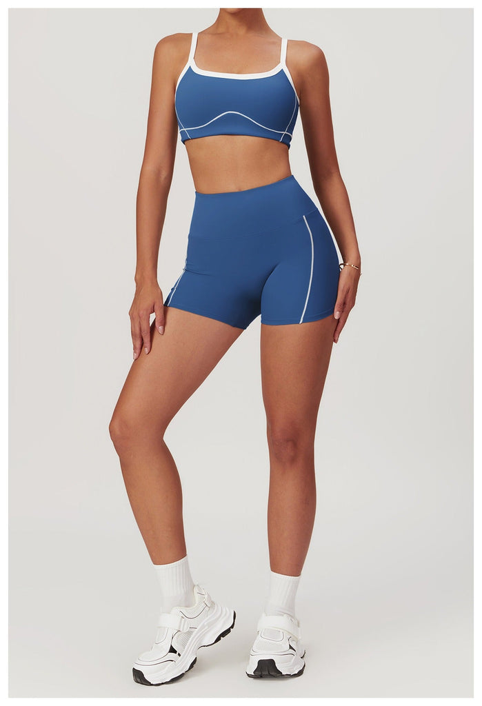 Celeste Panel Crop Top & Shorts Set