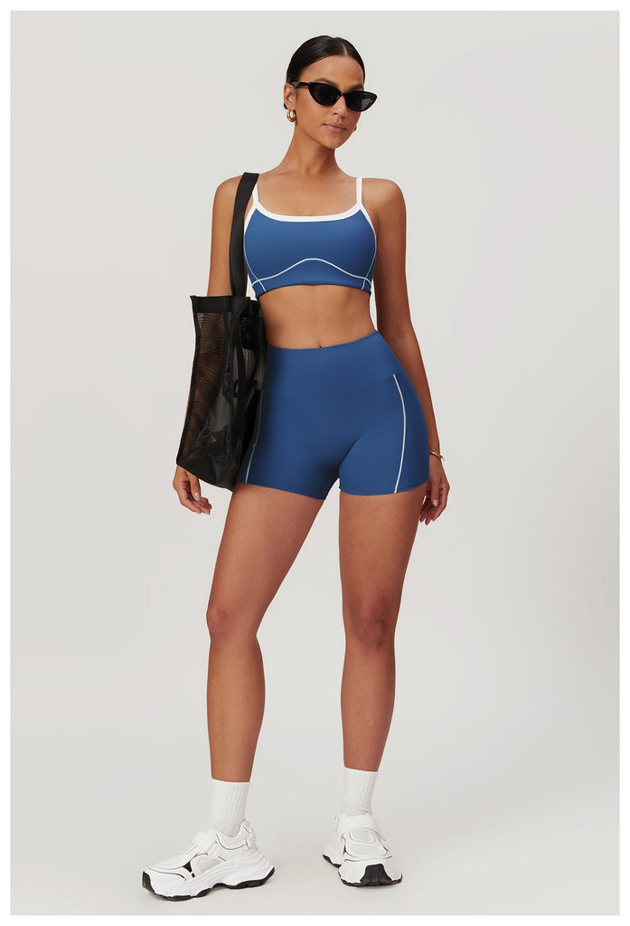 Celeste Panel Crop Top & Shorts Set