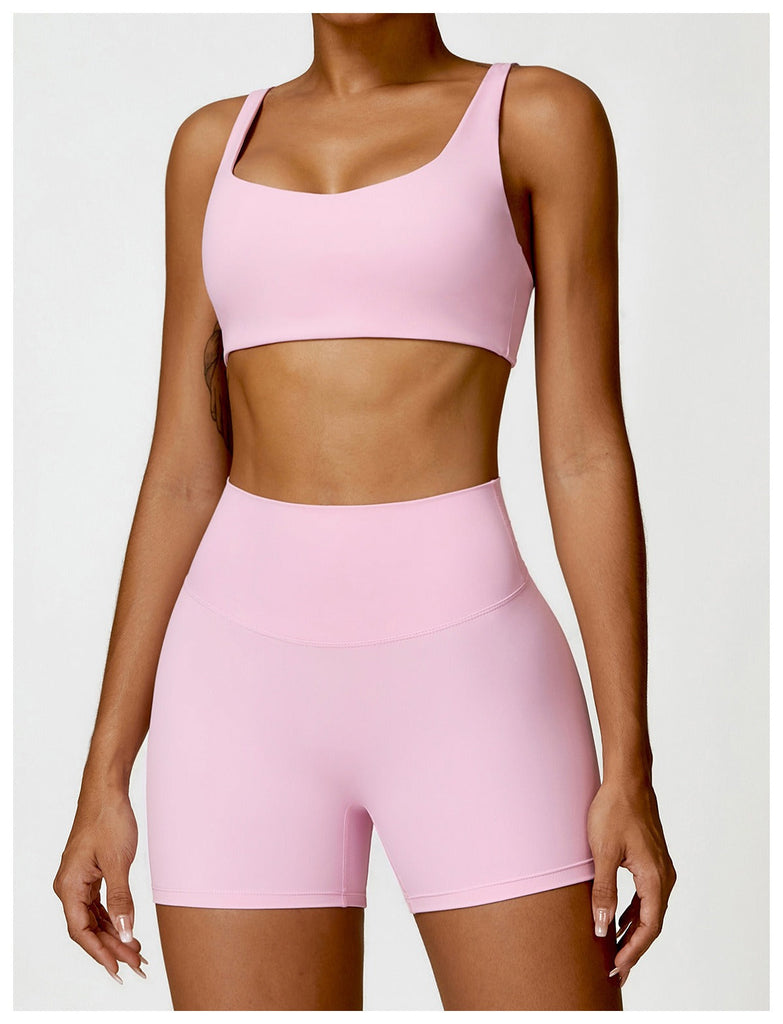 Eclipse Bra Top & Shorts Set Bubblegum