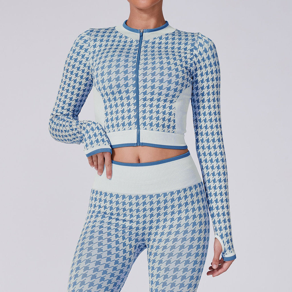 Noor Zip Longsleeve Top & Leggings Set