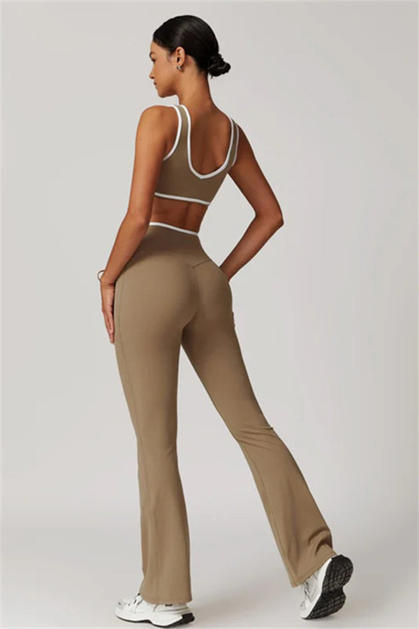 The Stamina Sports Bra Flared Leggings 2-Piece Set
