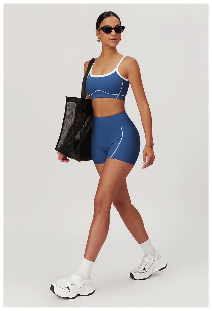 Celeste Panel Crop Top & Shorts Set