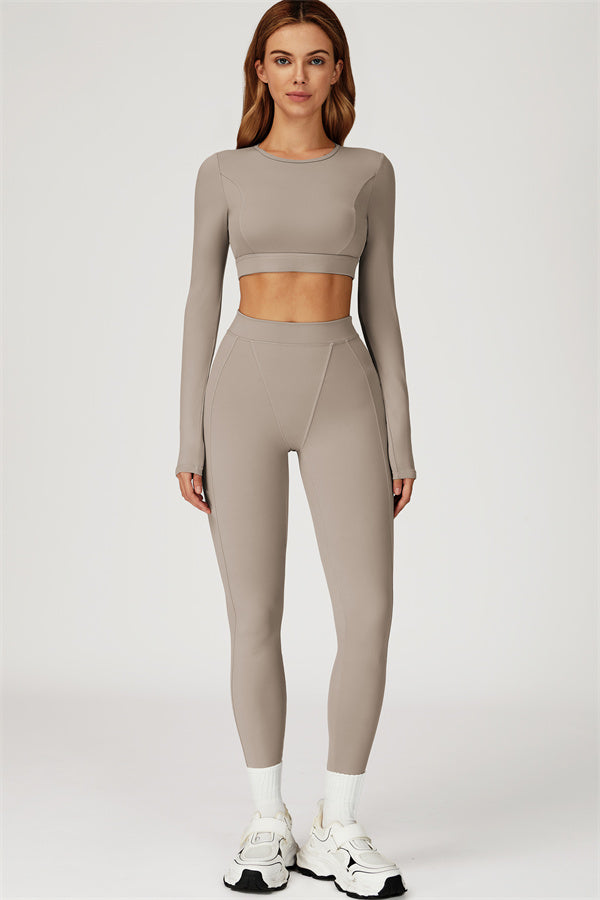 The Conquer Long Sleeve T-shirt Leggings 2-Piece Set
