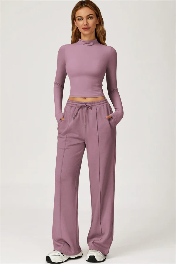 The Motion Crop Top Sweatpants 2-Piece Set