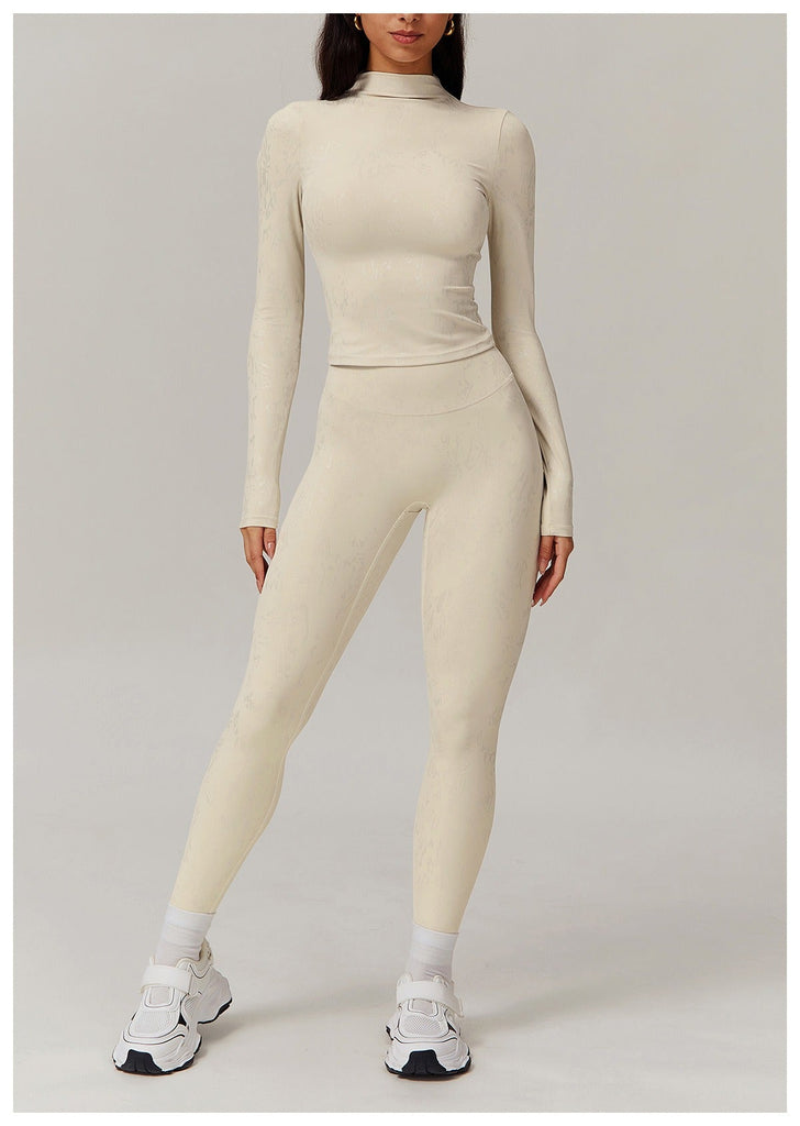 Kay Turtleneck Longsleeve Top & Leggings Set