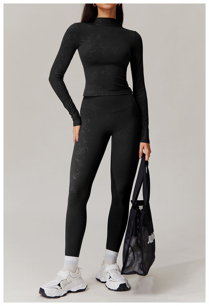 Kay Turtleneck Longsleeve Top & Leggings Set