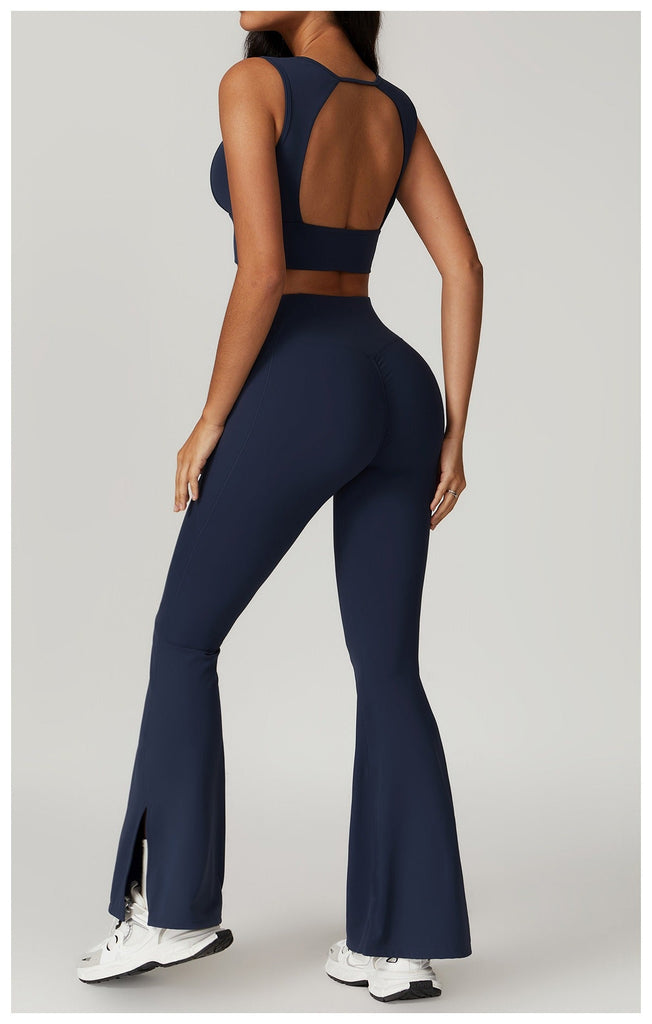 Kelly Crop Top & Flared Set