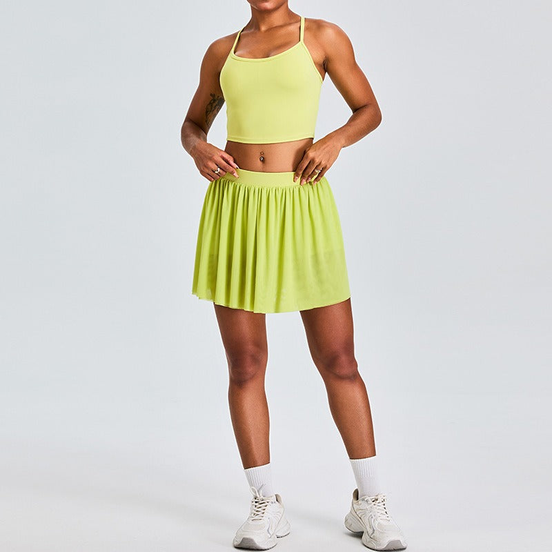 Sapphira Racer Crop Top
