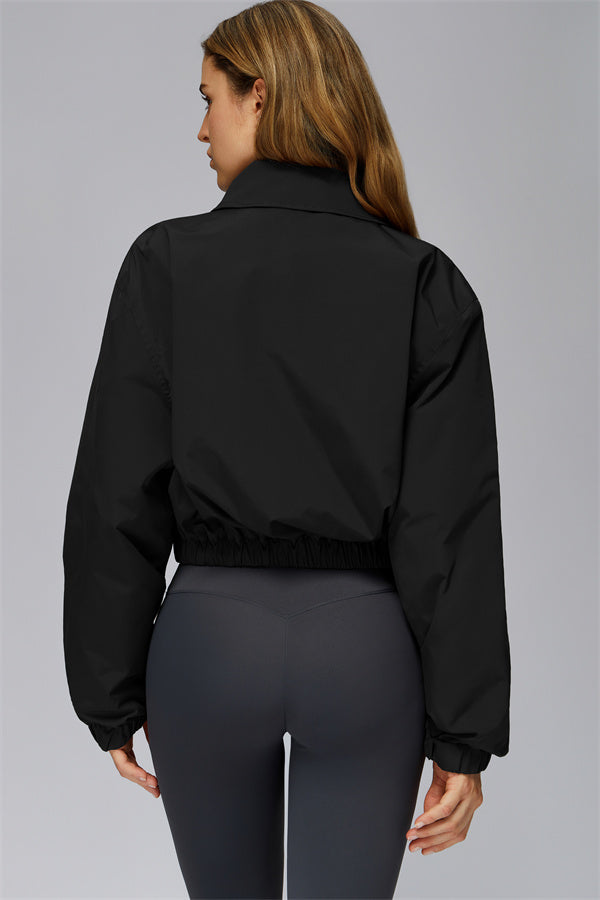 The Elle Form Crop Zip Jacket