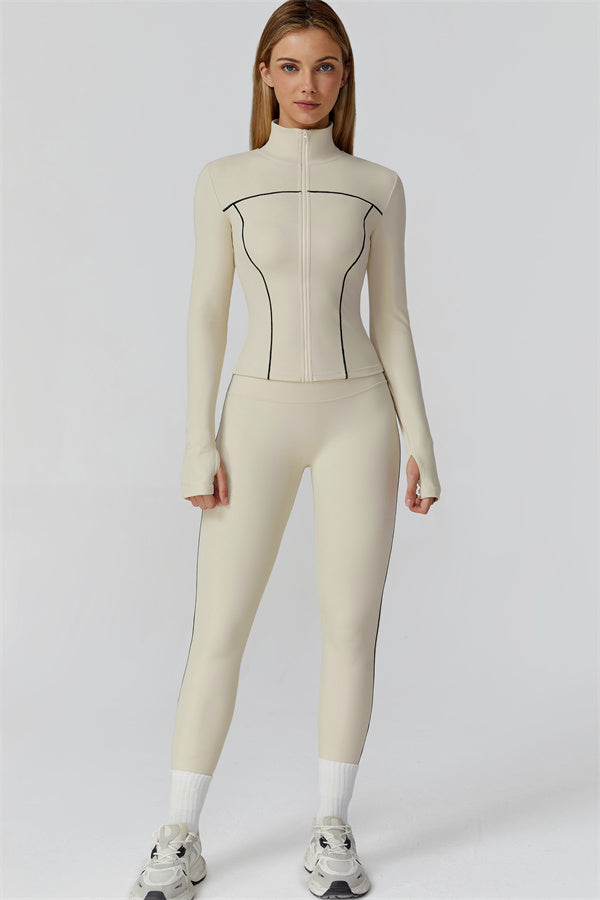 The Venus Zip Longsleeve Top