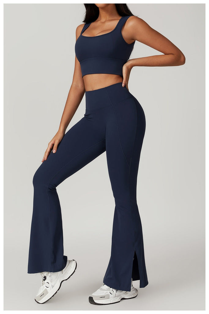 Kelly Crop Top & Flared Set