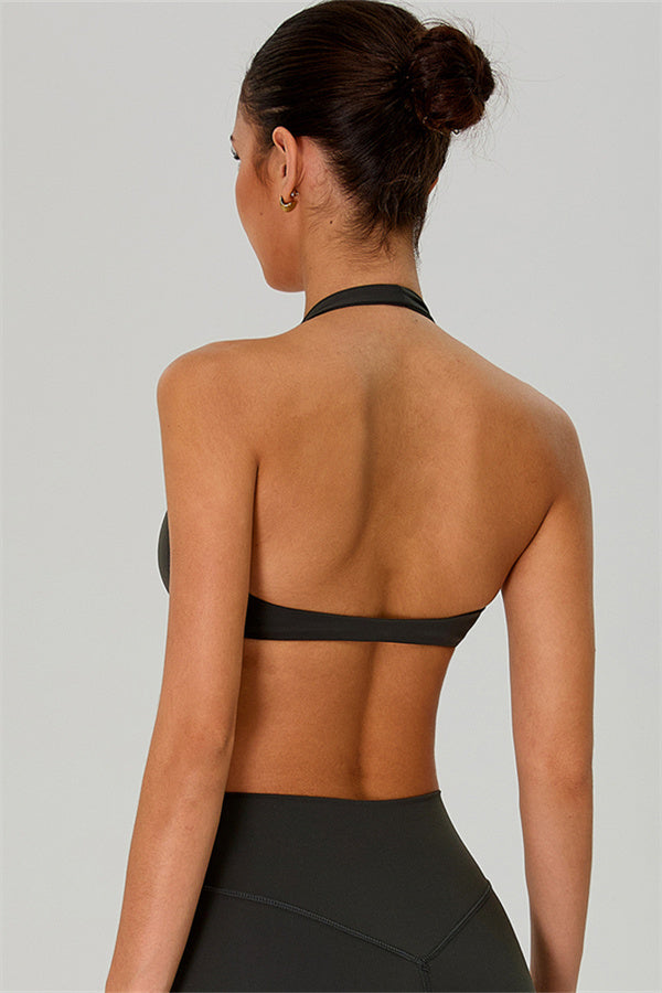 The Solid Sports Bra Leggings 2-Piece Set